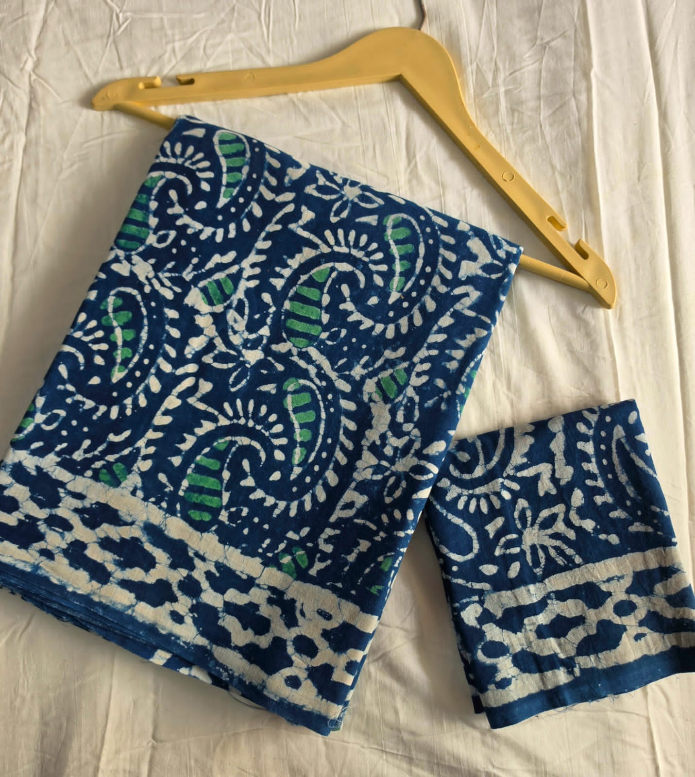 Handblock mulcotton sarees