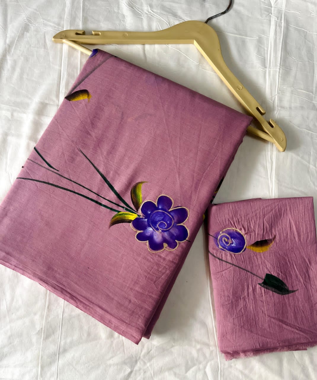 Handblock mulcotton sarees