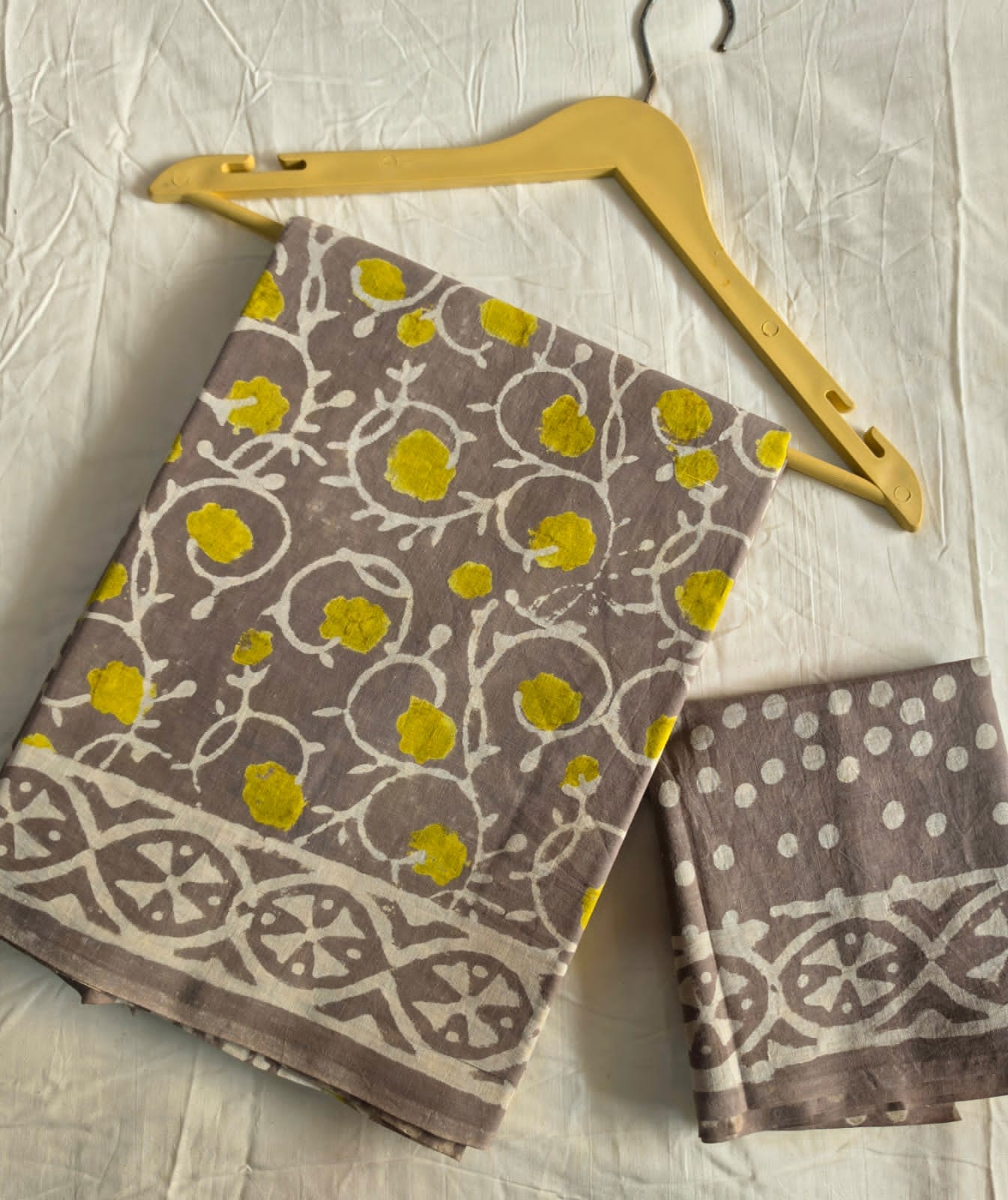 Handblock mulcotton sarees